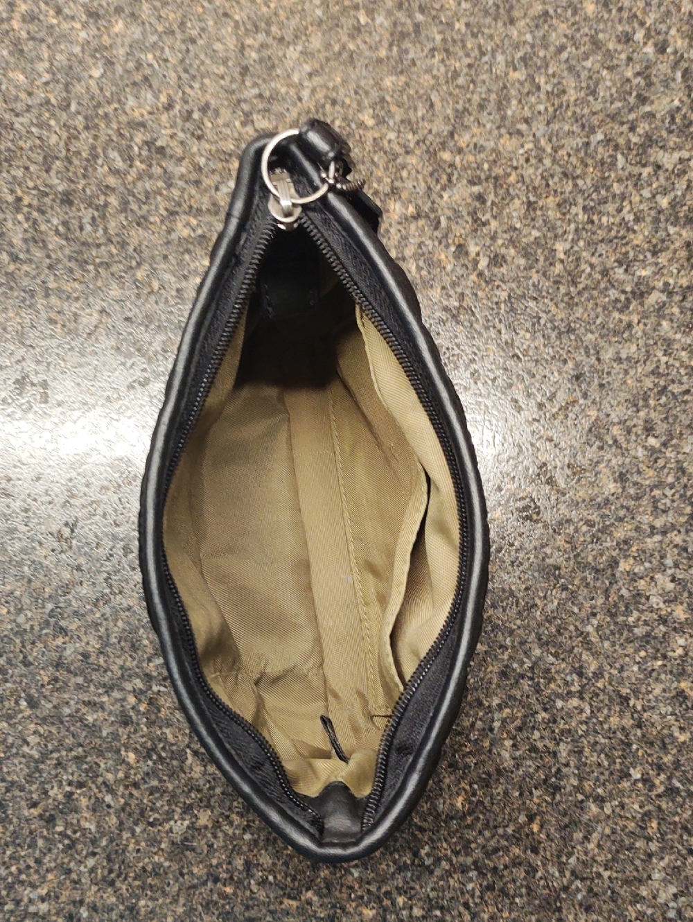 Coach Black Quilted Cosmetic Pouch - Picture 9 of 14